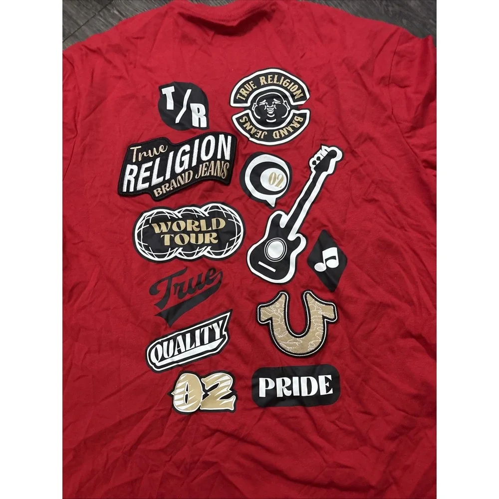True Religion Men's Short Sleeve, worn twice, men's medium.